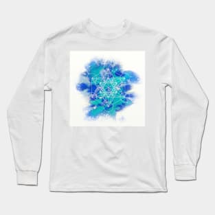 Metatron Blue Long Sleeve T-Shirt